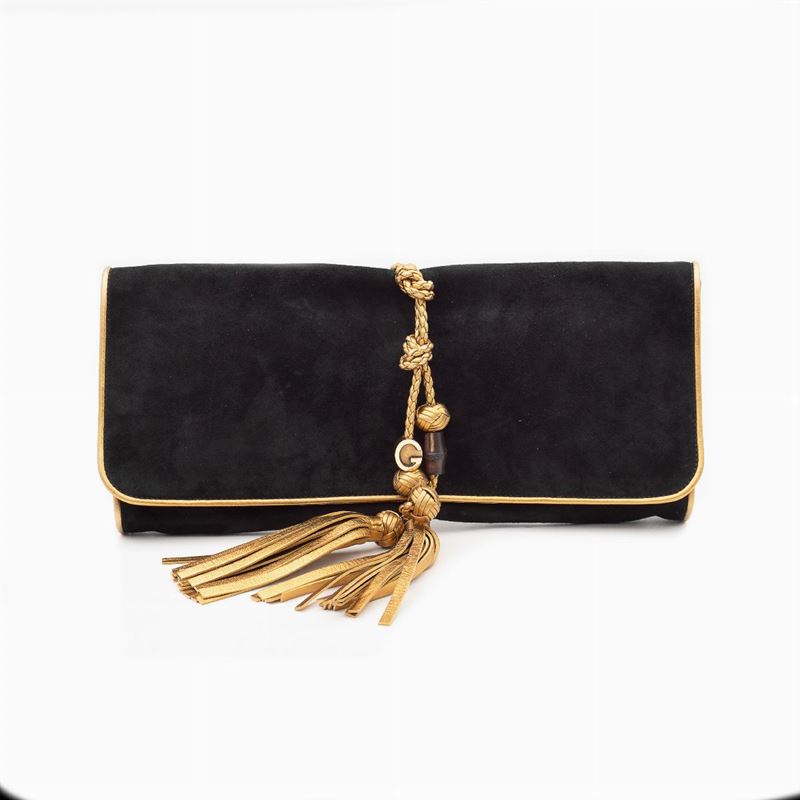 Gucci, Pochette Vintage Collezione Bamboo