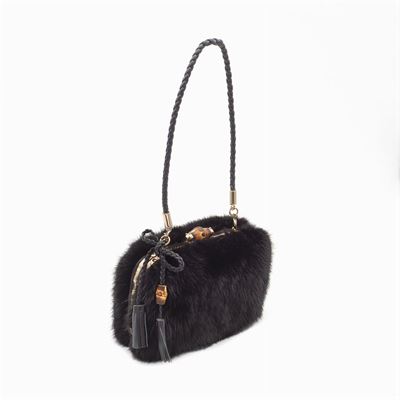 Gucci, Pochette Rigida Vintage Collezione Bamboo