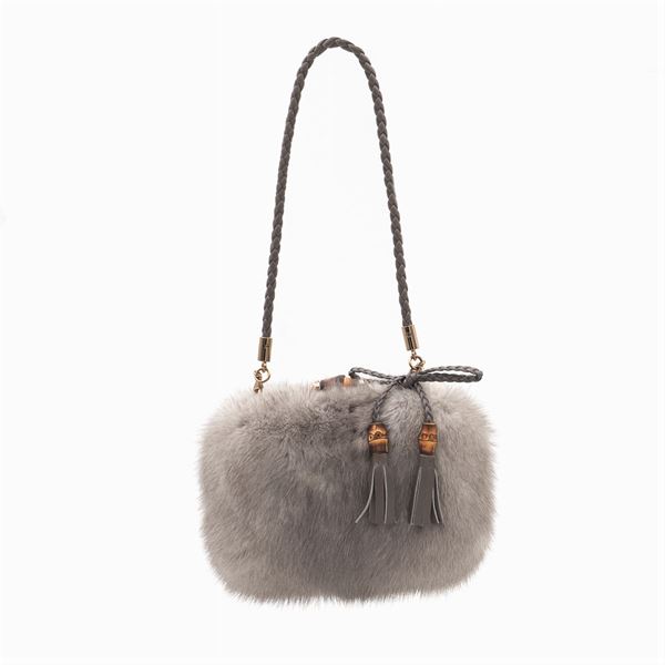 Gucci, pochette rigida vintage collezione Bamboo