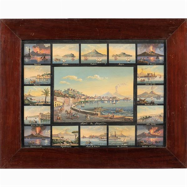 Neapolitan school  (19th-20th century)  - Auction OLD MASTER PAINTINGS AND FURNITURE FROM VILLA SAMINIATI AND PRIVATE COLLECTIONS - Colasanti Casa d'Aste