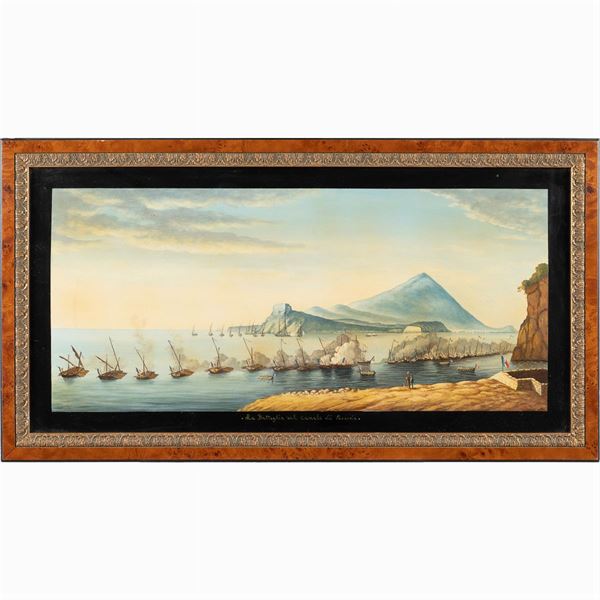 Neapolitan school  (19th-20th century)  - Auction OLD MASTER PAINTINGS AND FURNITURE FROM VILLA SAMINIATI AND PRIVATE COLLECTIONS - Colasanti Casa d'Aste