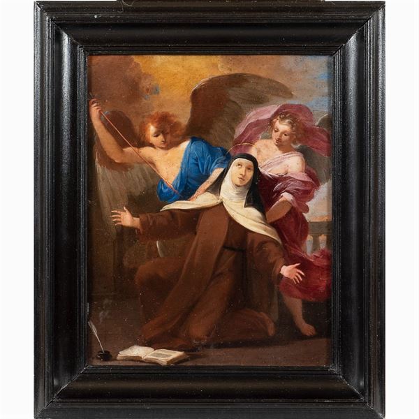 Italian school  (17th-18th century)  - Auction OLD MASTER PAINTINGS AND FURNITURE FROM VILLA SAMINIATI AND PRIVATE COLLECTIONS - Colasanti Casa d'Aste