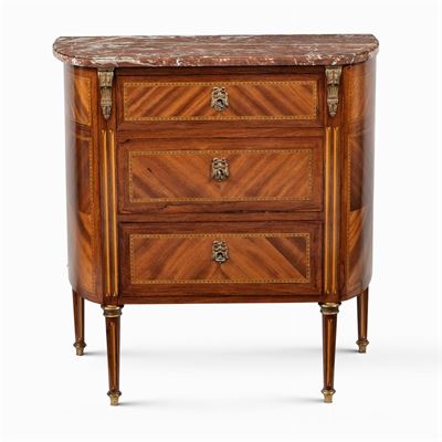 Piccola Commode in Mogano Stile Napoleone III