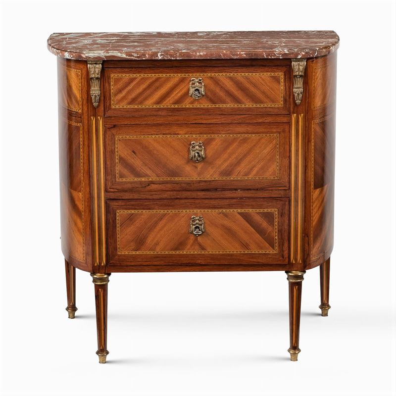 Piccola Commode in Mogano Stile Napoleone III