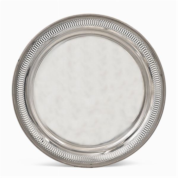 Silver plate  (Italy, 20th century)  - Auction FINE SILVER AND THE ART OF THE TABLE - Colasanti Casa d'Aste