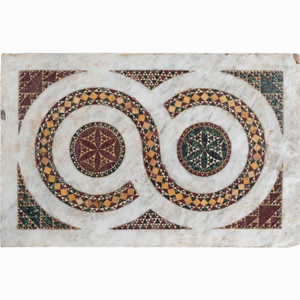 Rectangular cosmatesque top