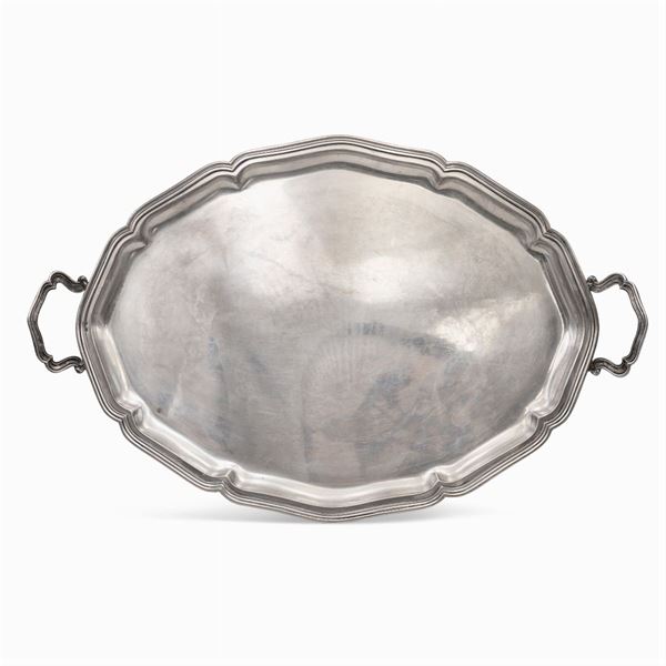 Two handled silver tray  (Italy, 20th century)  - Auction FINE SILVER AND THE ART OF THE TABLE - Colasanti Casa d'Aste