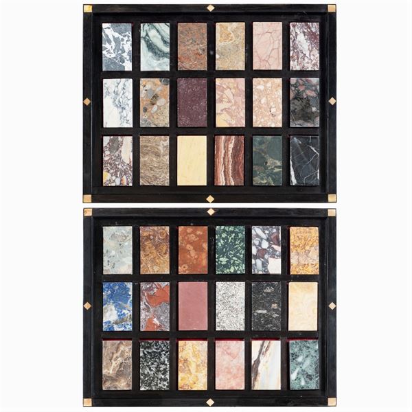 Polychrome marbles samples