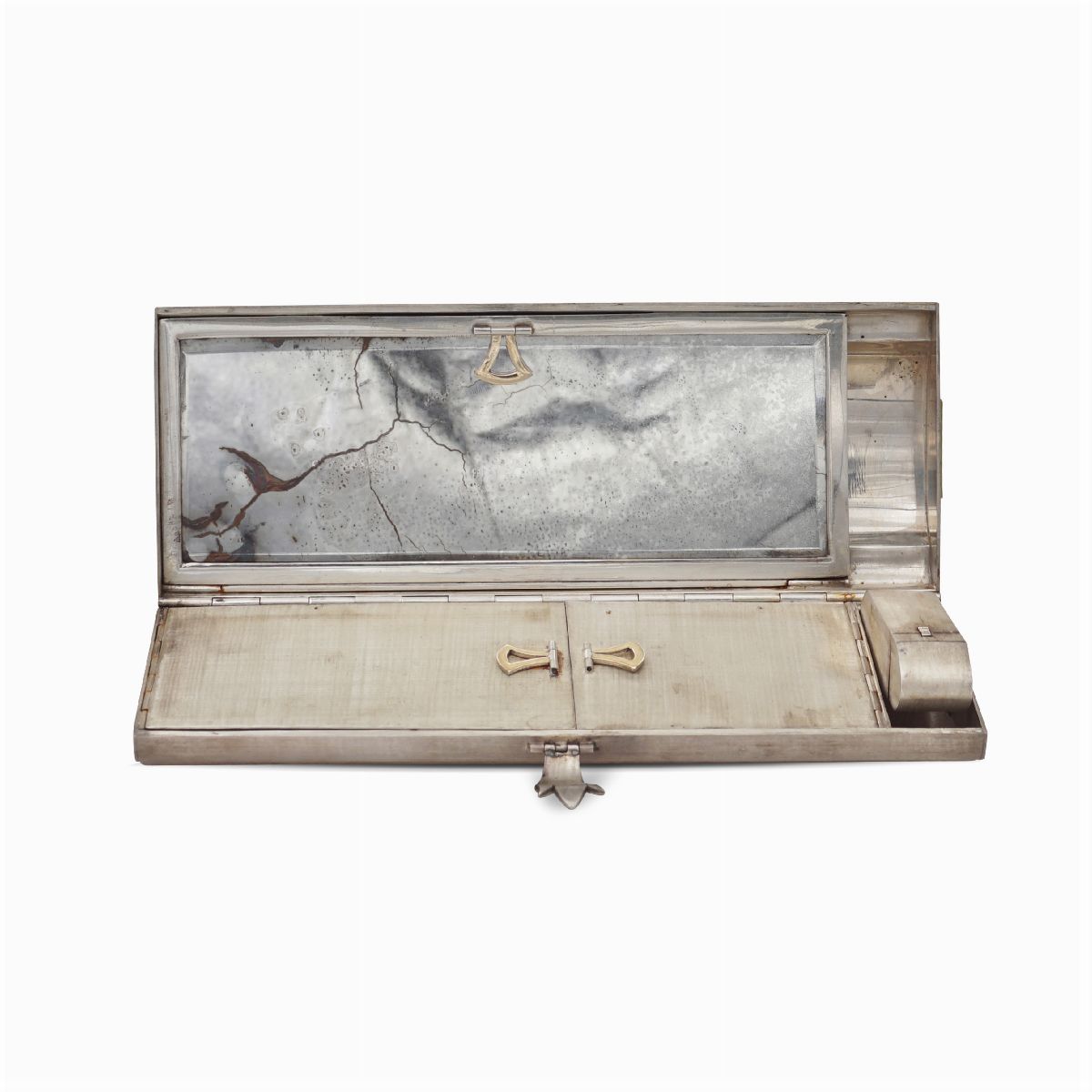 Trousse in Argento Satinato