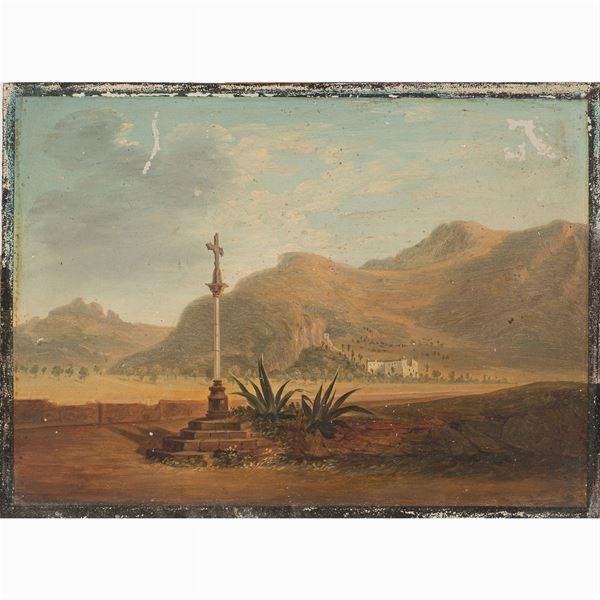 Giuseppe Tripi  (Palermo between 1830 and 1860)  - Auction OLD MASTER PAINTINGS AND FURNITURE FROM VILLA SAMINIATI AND PRIVATE COLLECTIONS - Colasanti Casa d'Aste