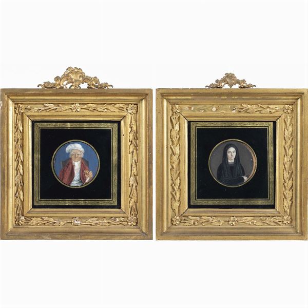 Pair of miniatures