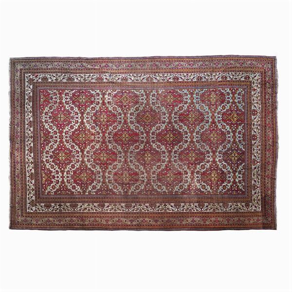 Khorassan carpet  (Persia, 19th - 20th century)  - Auction OLD MASTER PAINTINGS AND FURNITURE FROM VILLA SAMINIATI AND PRIVATE COLLECTIONS - Colasanti Casa d'Aste