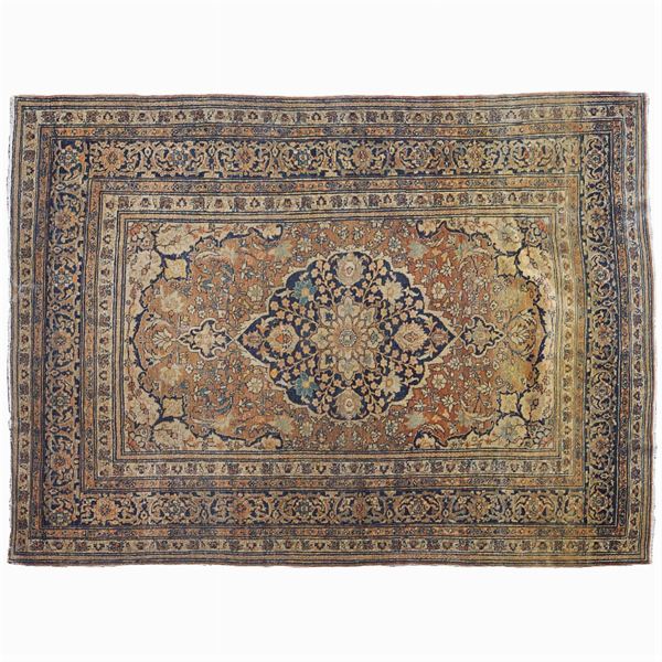 Tabriz carpet  (19th-20th century)  - Auction OLD MASTER PAINTINGS AND FURNITURE FROM VILLA SAMINIATI AND PRIVATE COLLECTIONS - Colasanti Casa d'Aste