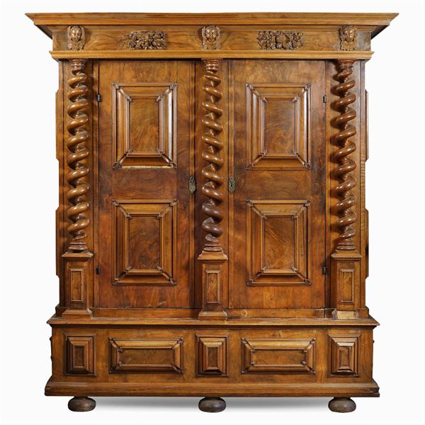 Walnut wardrobe
