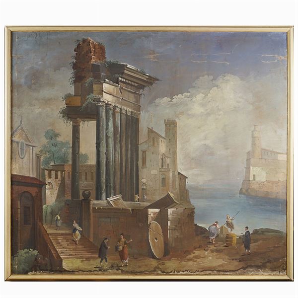 Venetian school  (19th-20th century)  - Auction OLD MASTER PAINTINGS AND FURNITURE FROM VILLA SAMINIATI AND PRIVATE COLLECTIONS - Colasanti Casa d'Aste