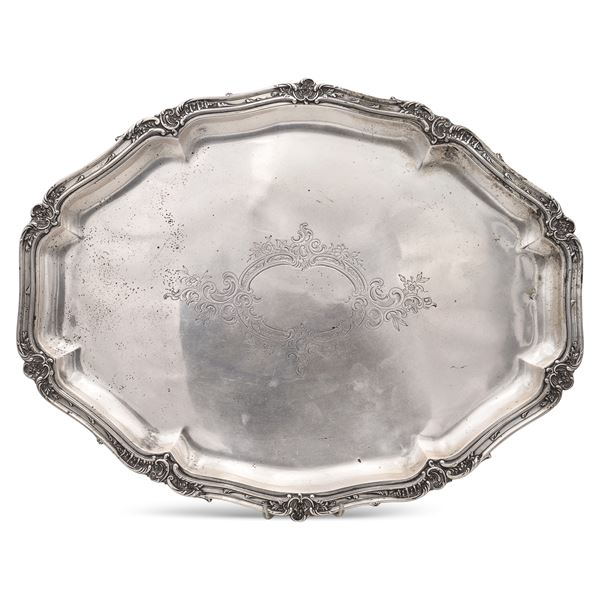 Vassoio in argento  (Germania, XIX Sec.)  - Asta ARGENTI E L'ARTE DELLA TAVOLA - Colasanti Casa d'Aste