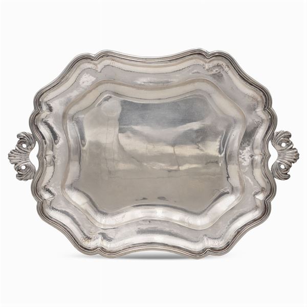Silver tray  (Italy, 20th century)  - Auction FINE SILVER AND THE ART OF THE TABLE - Colasanti Casa d'Aste