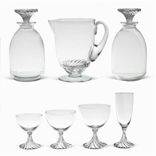 Lalique, servizio di bicchieri in cristallo (43)