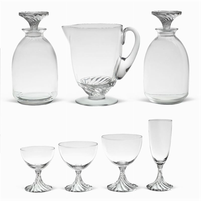 Lalique, Servizio di Bicchieri in Cristallo (43)