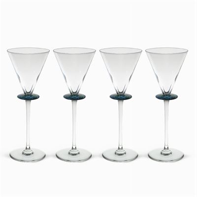 Hermés, Set di Bicchieri da Cocktail in Cristallo (4)