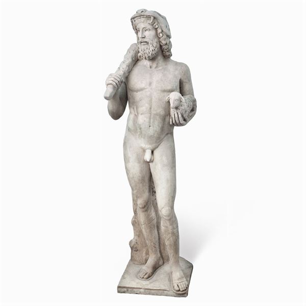 White marble sculpture