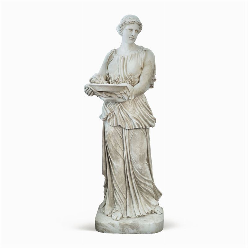 Scultura in Marmo Bianco