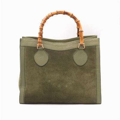 Gucci, Borsa Vintage Collezione Bamboo Tote Bag