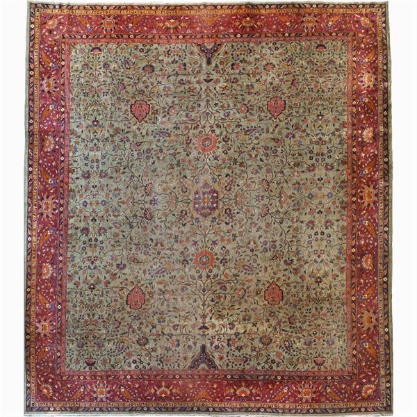 Lilian carpet  (Persia, 19th-20th century)  - Auction OLD MASTER PAINTINGS AND FURNITURE FROM VILLA SAMINIATI AND PRIVATE COLLECTIONS - Colasanti Casa d'Aste