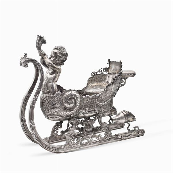 Silver centerpiece  (Germany, 20th century)  - Auction FINE SILVER AND THE ART OF THE TABLE - Colasanti Casa d'Aste
