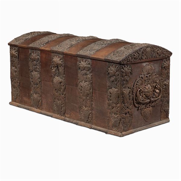Antique wedding trunk