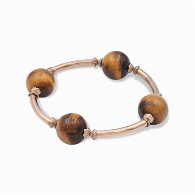 Bracciale Manetta in Oro Rosa 18kt