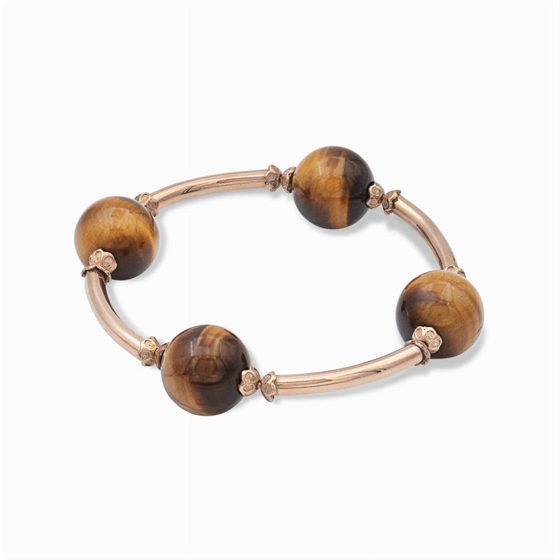 Bracciale Manetta in Oro Rosa 18kt