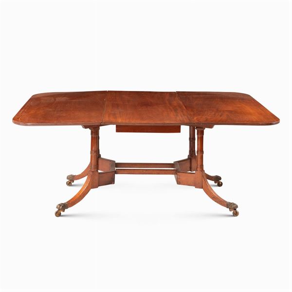 Mahogany flap table