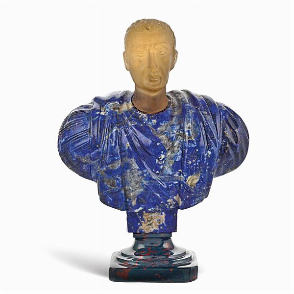 Busto ritratto di Imperatore romano  (Italia, XIX-XX Sec.)  - Asta DIPINTI E ARREDI DA VILLA SAMINIATI  - Colasanti Casa d'Aste