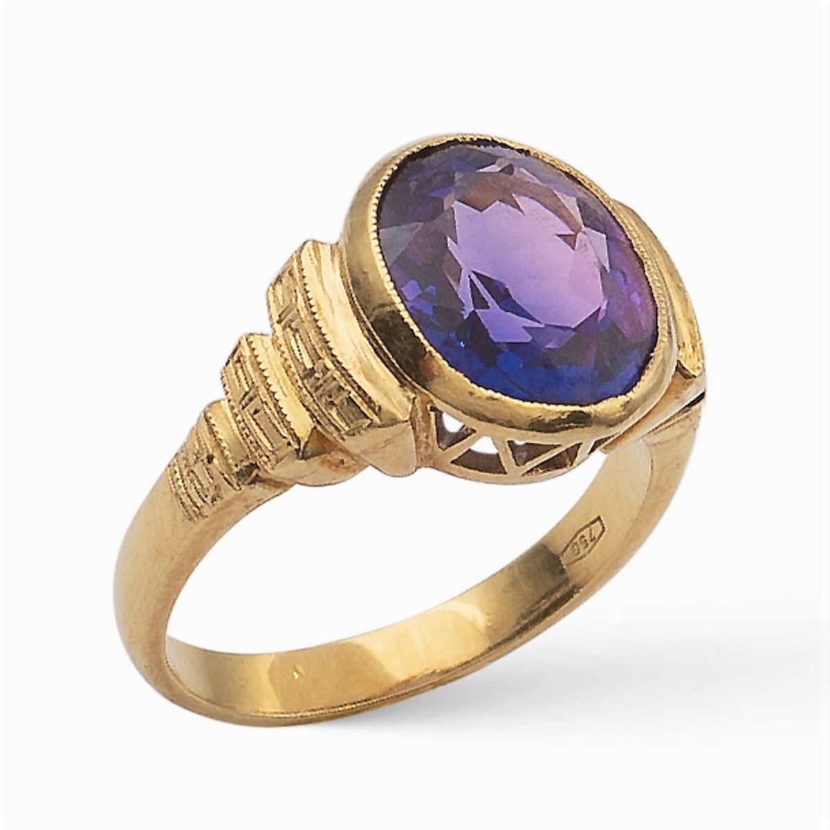 Parure in Oro Giallo 18kt e Ametiste