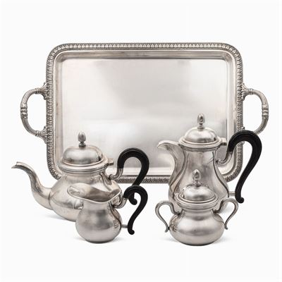 Servizio da The e Caffè in Argento (5)