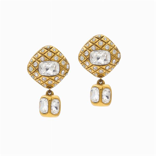 Chanel, bijou vintage pendant earrings