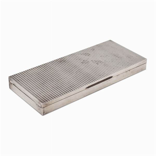 Rectangular silver box