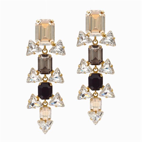 Carlo Zini, bijou pendant earrings