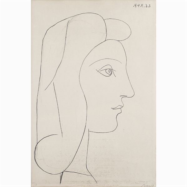 Pablo Picasso : Pablo Picasso  (Malaga 1881 - Mougins 1973)  - Asta ARTE MODERNA E CONTEMPORANEA  - Colasanti Casa d'Aste