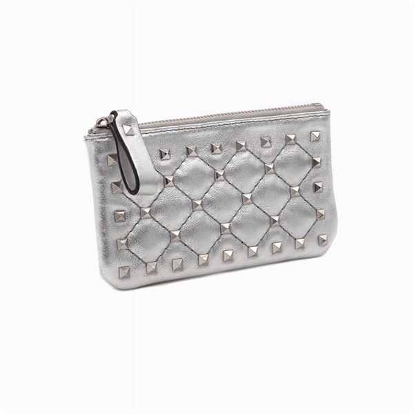 Valentino, portachiavi collezione Rockstud Spike