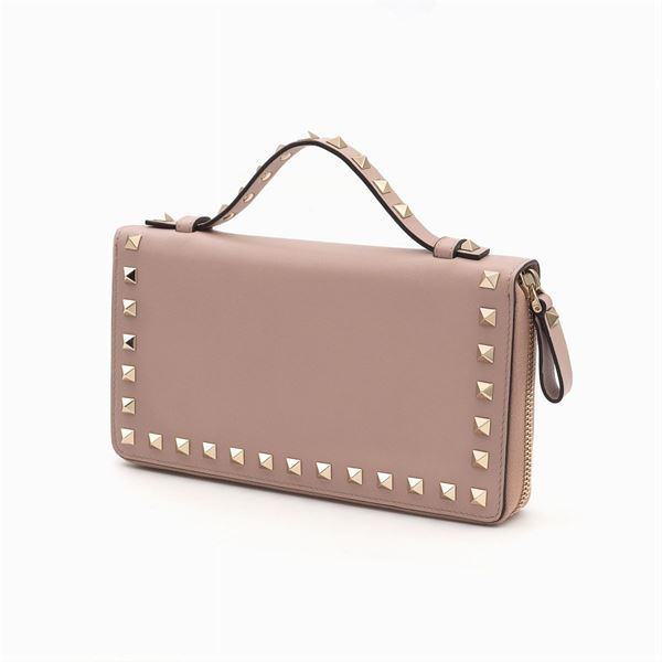 Valentino, portafoglio da viaggio collezione Rockstud