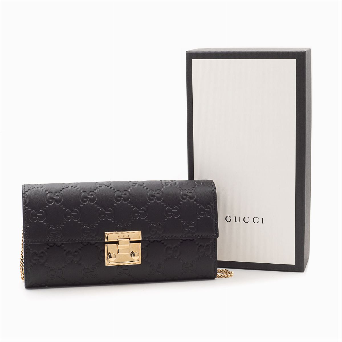 Gucci, Pochette Collezione Padlock Signature