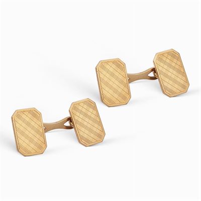 Gemelli Ottagonali in Oro Giallo 18kt