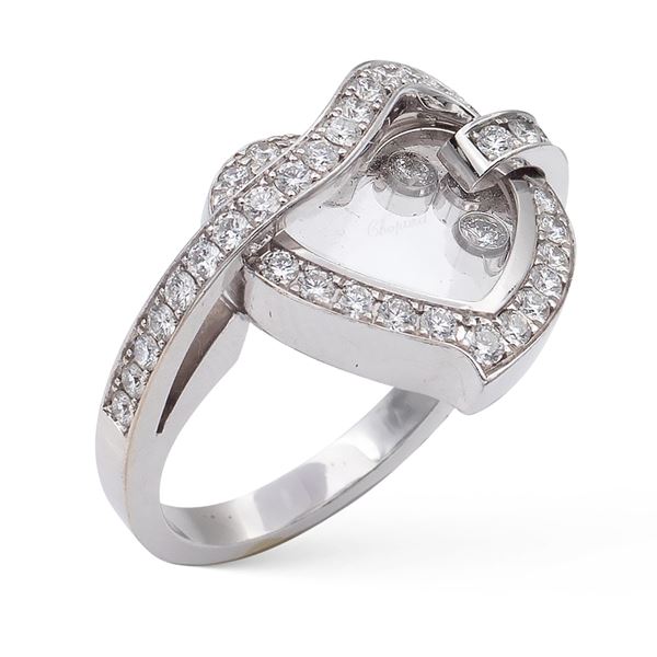 Chopard, anello collezione Happy Diamonds