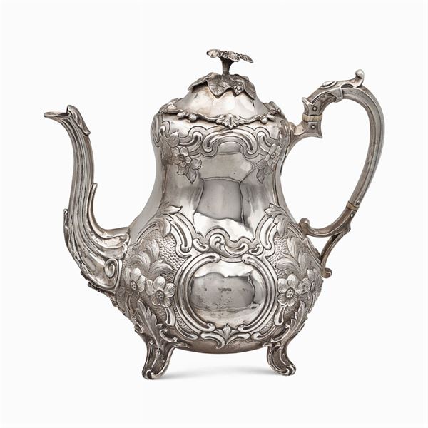 Silver coffee pot