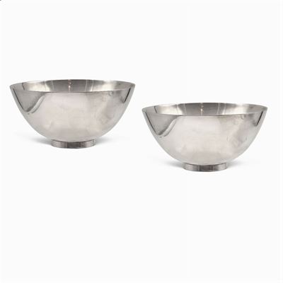 Bulgari, Coppia di Bowls in Argento