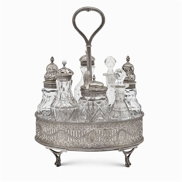 Silver cruet