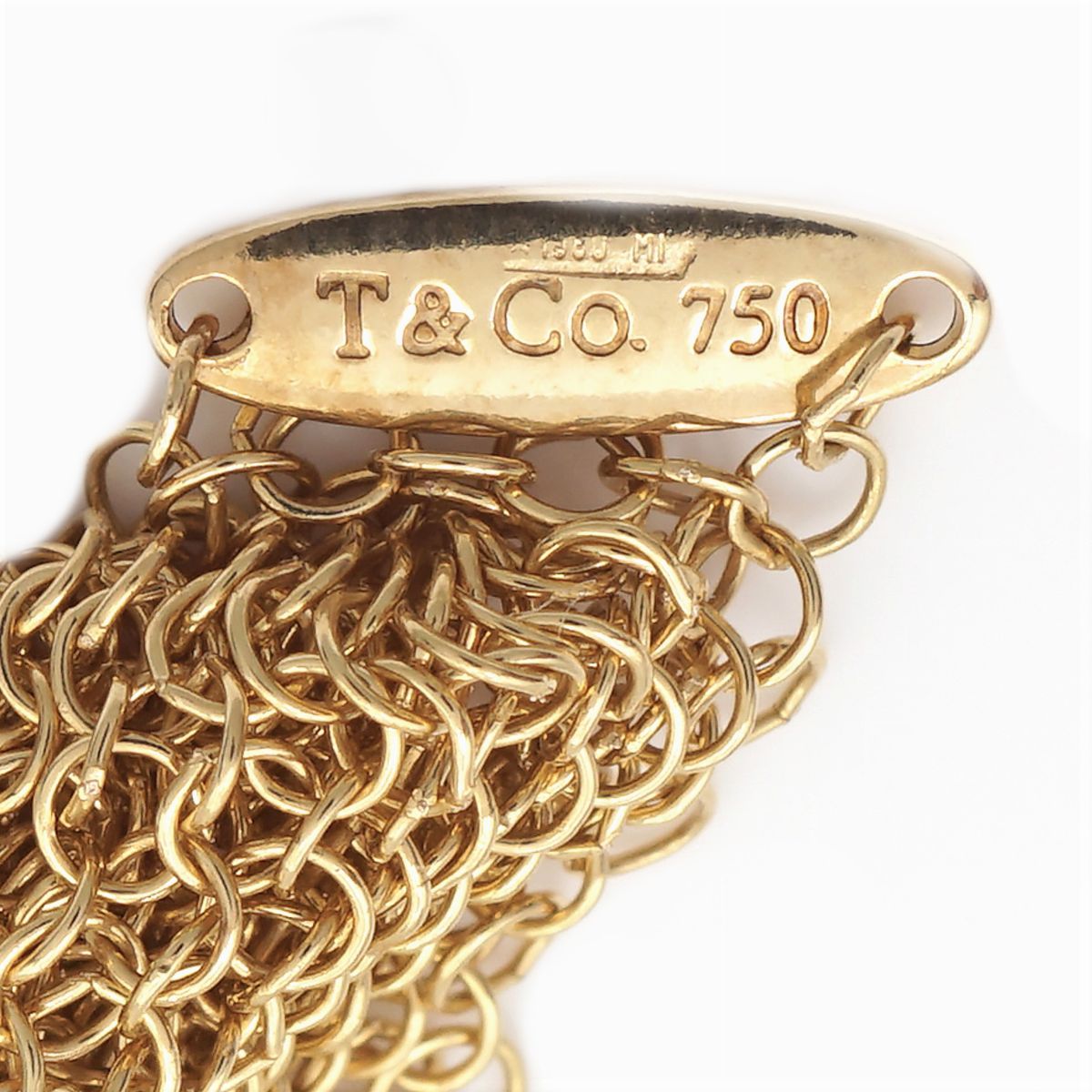 Tiffany & Co. By Elsa Peretti, Collana Sciarpa Collezione Mesh