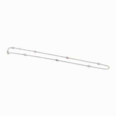 Collana in Oro Bianco 18kt con Diamanti